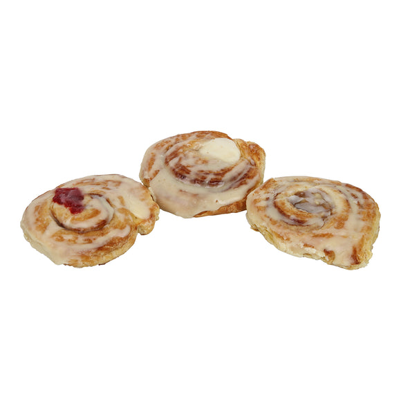ASSORTED DANISH (CHEESE, APPLE & CHERRY)